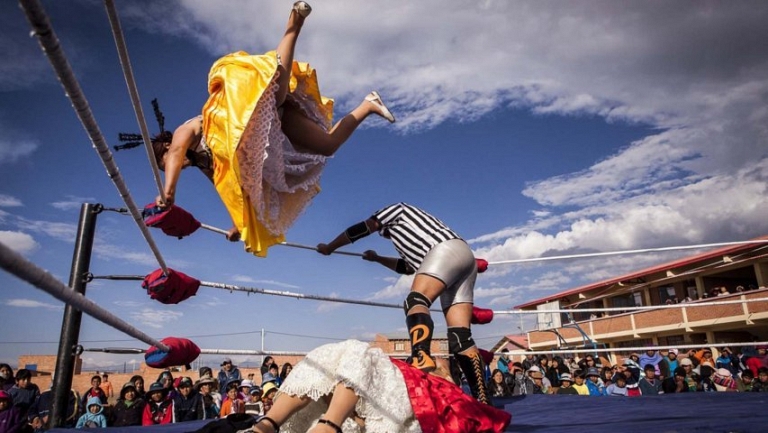 Foto 1 de Cholitas Wrestling